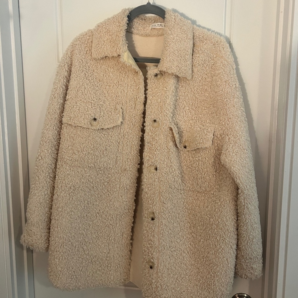 12th Tribe Fur Shacket